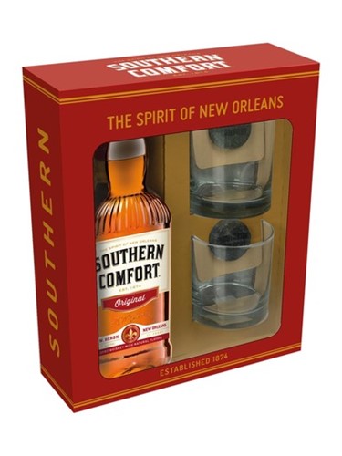 Ликер - Саутерн Комфорт с бокалами (Southern Comfort with glasses ...